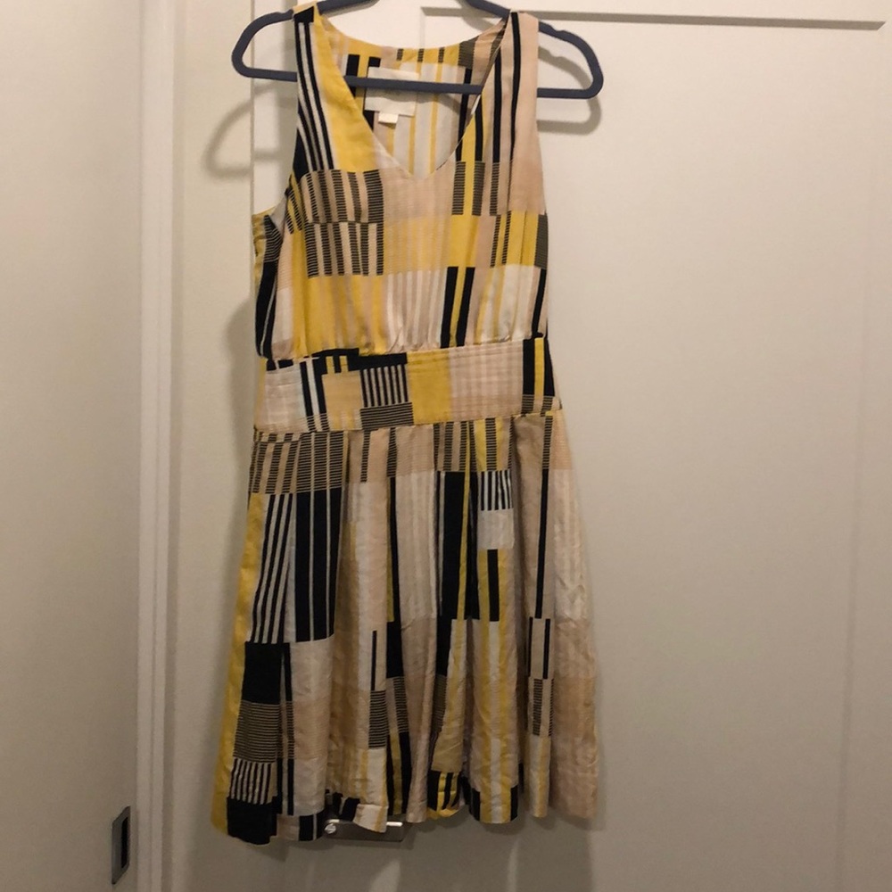Yellow, Anthropologie ( Maeve brand) dress.
